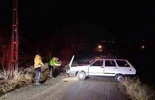 Alkollü sürücü kaza yaptı, aracını bırakıp...