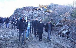 Ankara’da köylüler kurulmak istenen taş ocağına...