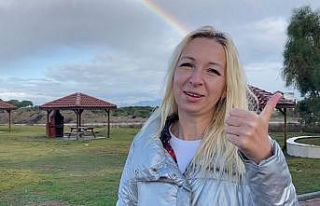 Antalya’da gökkuşağı görsel şölen oluşturdu