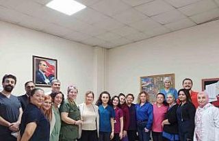 Aydın Devlet Hastanesi’nde anestezi teknisyenleri...