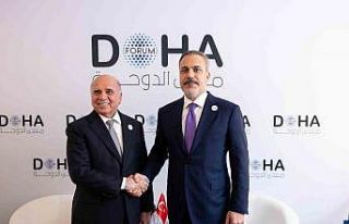 Bakan Fidan, Irak Dışişleri Bakanı Fuad Hüseyin...