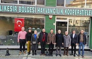 Başkan Aka, süt birliklerini ve hayvan kooperatiflerini...