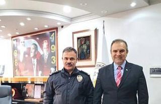 Başkan Dilsiz’e Emniyet Müdürü Kalaycı’dan...