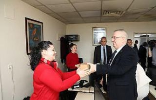 Başkan Ertaş, personelin yeni yılını kutladı