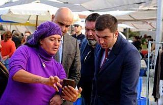 Başkan Mandalinci, saha çalışmalarına Dereköy,...