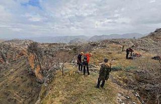 Batman’da bin 500 rakımda mahsur kalan keçi için...