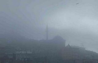 Bayburt güne sisle uyandı