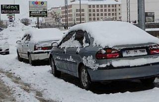 Bitlis’te kar yağışı etkili oldu