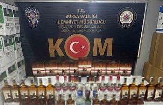 Bursa’da 2024 yılında 9 bin 865 litre sahte alkol...