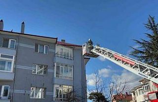 Çatı yangını var zannedildi, ekipler harekete...