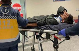 Çatıdan düşen işçi yaralandı