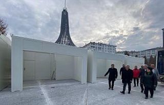 Çorum’da balıkçıların yeni yerinde çalışmalar...