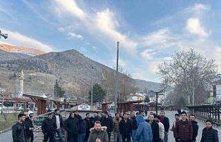 Dedeman Madencilik işçilerinden ’maaş’ eylemi