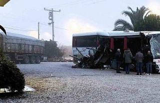 Denizli’de feci kaza... Yolcu otobüsü akaryakıt...
