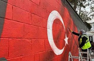 Dulkadiroğlu Belediyesi’nden duvar yazıları yerine...