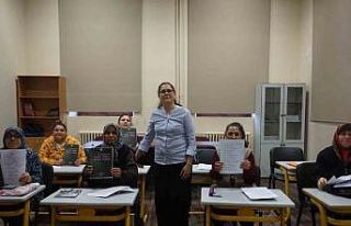 Edirne’de kadınların hayatı okuma-yazma kursu...