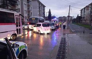 Edirne’de sabah saatlerinde etkili olan sağanak...