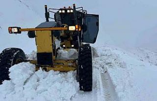 Elazığ’da 31 köy yolunu açma çalışması sürüyor