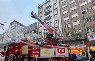 Elazığ’da dönercide korkutan yangın