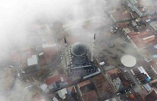 Elazığ’da sis manzarası hayran bıraktı: Camiler...