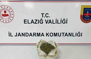 Elazığ’da uyuşturucu ele geçirildi: 1 gözaltı