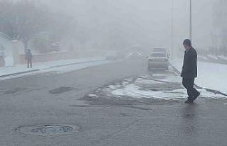 Erzurum sis ve kara teslim oldu