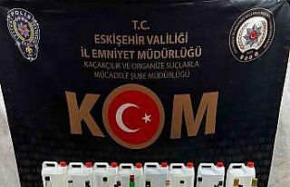 Eskişehir’de sahte içki operasyonu, 1 kişi tutuklandı