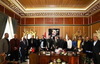 Gazeteciler Cemiyeti’nden Başkan Balaban’a ziyaret