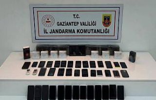 Gaziantep’te 1 milyon lira değerinde kaçak telefon...