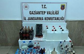 Gaziantep’te sahte alkol operasyonu: 1 gözaltı
