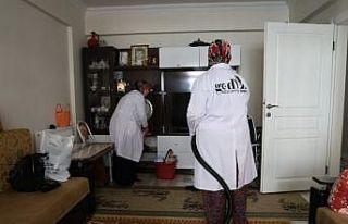 Gediz Belediyesinden örnek hizmet ücretsiz evde...