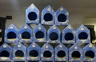 Gediz’de sokak hayvanları için yuva