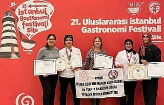 Geleceğin aşçıları, Aydın’a madalyalarla döndü