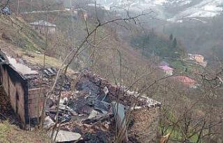 Giresun’da yangın: 1 ölü