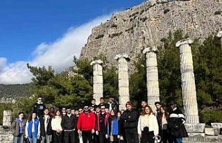 Gönüllü gençler, Anadolu’nun Pompei’sini gezdi