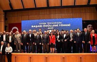 GOSB Teknopark Başarı Ödülleri sahiplerini buldu