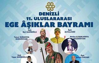 Halk ozanları Denizlililer için çalıp söyleyecek