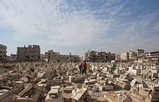 Harabeye dönen Şam’ın kırsal mahalleleri görüntülendi