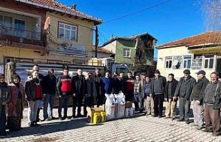 Hisarcık’ta 23 organik adaçayı üreticisine gübre...