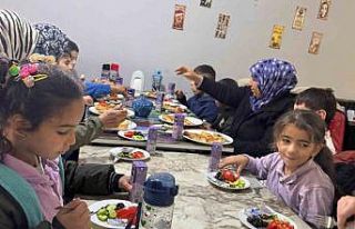 Hisarcık’ta özel öğrenciler kahvaltıda buluştu