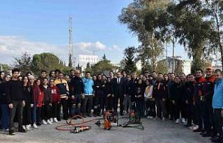 İl Sağlık Müdürü Eser eğitim ve tatbikat alanını...