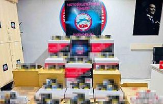 İskenderun’da 340 bin kaçak makaron ele geçirildi