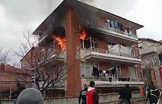 Isparta’da korku dolu anlar: Ev saniyeler içinde...