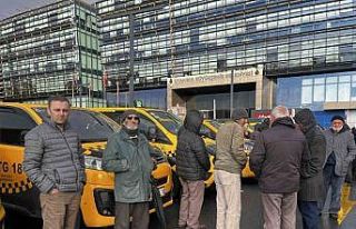 İstanbul’da 8+1 taksi mağdurları eylem yaptı