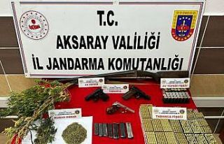 Jandarmadan uyuşturucu ve kaçak silah operasyonu