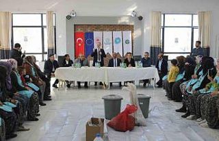 Kadın ve çocuklara susuz tarım, yağmur suyu hasadı...