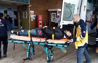 Kafa kafaya çarpıştılar: 1 yaralı