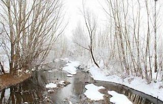 Kahramanmaraş’ta yağan kar görsel şölen oluşturdu