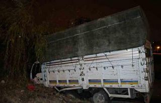 Kamyonetiyle kaza yaptı, yaralı arkadaşını da...