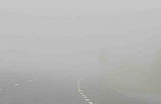 Karayoluna sis çöktü, sürücüler zorlandı